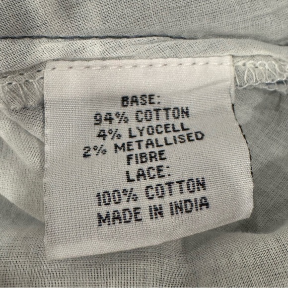 Juliet Dunn Long Swing Dress Midnight Small Flower Block Print Size Large NWOT - Picture 10 of 11